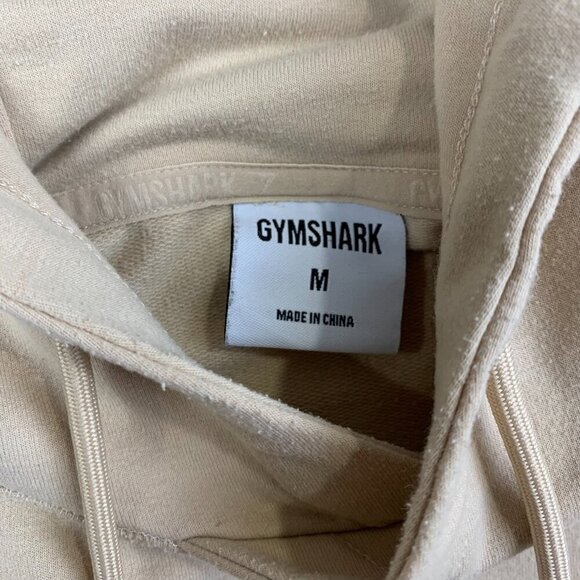 Gymshark Men Sweater Medium Yellow Hoodie Long Sleeve Pullover Bodybuilding - Picture 3 of 7